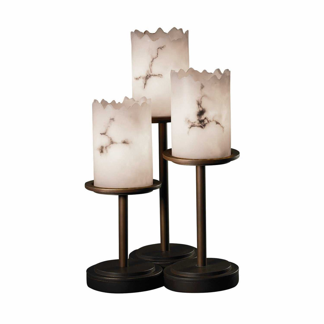 LumenAria LED Table Lamp in Dark Bronze Justice Designs