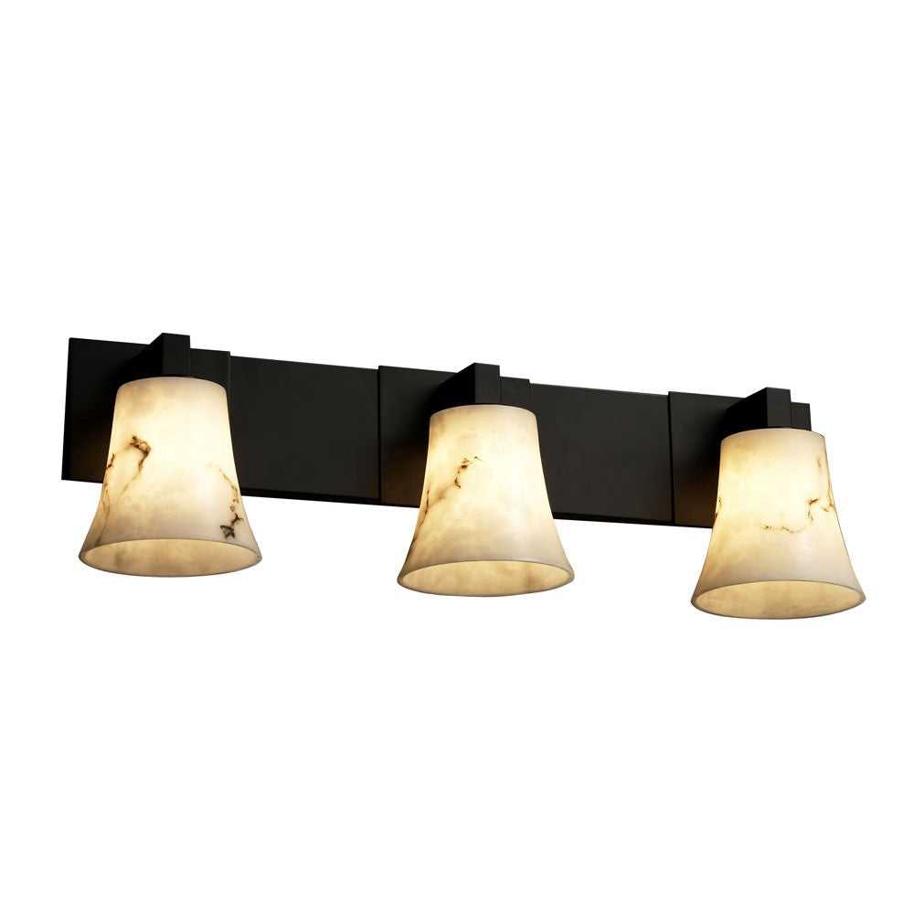 LumenAria LED Bath Bar in Matte Black Justice Designs