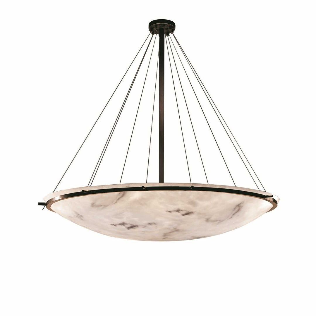 LumenAria LED Pendant in Dark Bronze Justice Designs