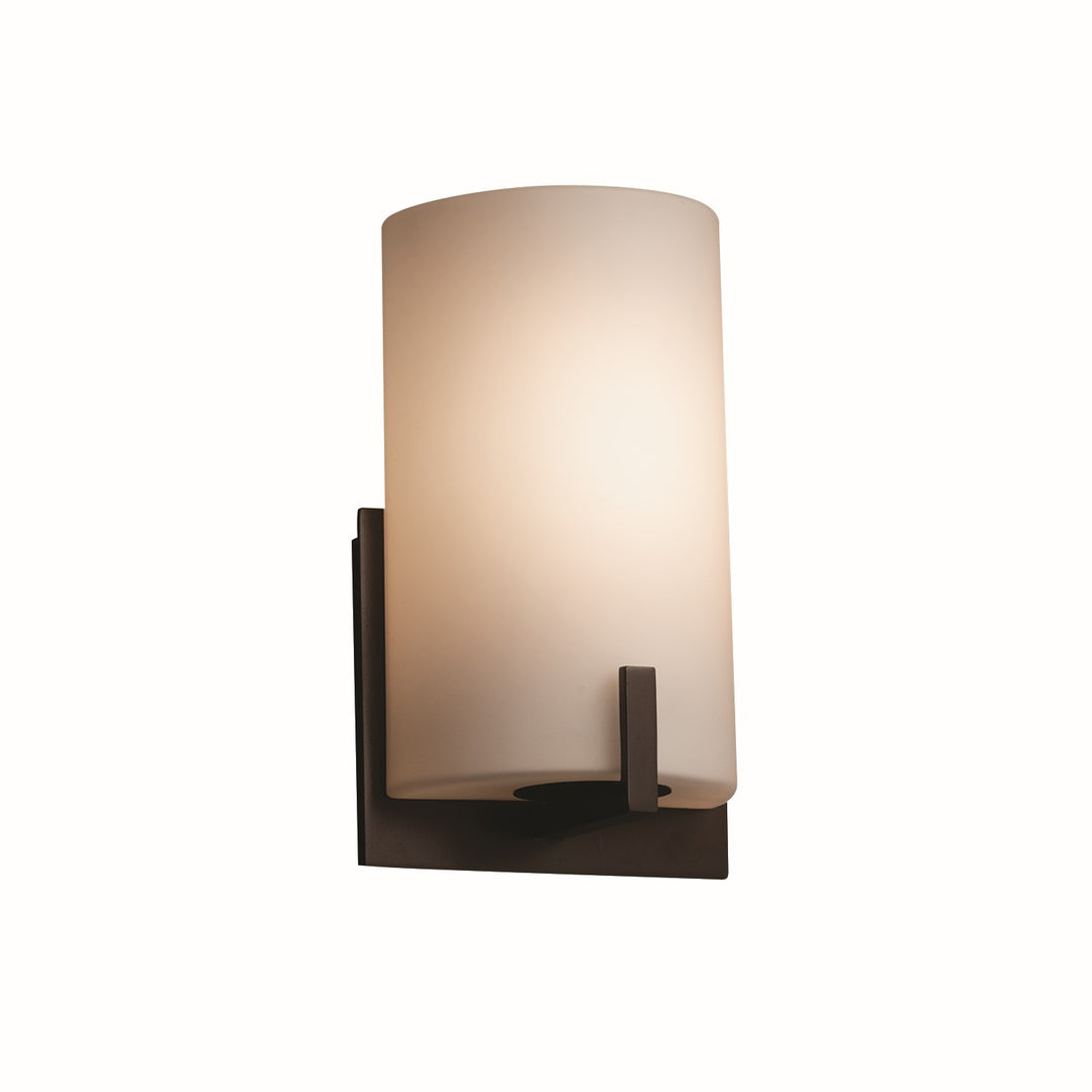 Justice Designs - FSN-5531-OPAL-DBRZ-LED1-700 - LED Wall Sconce - Fusion - Dark Bronze