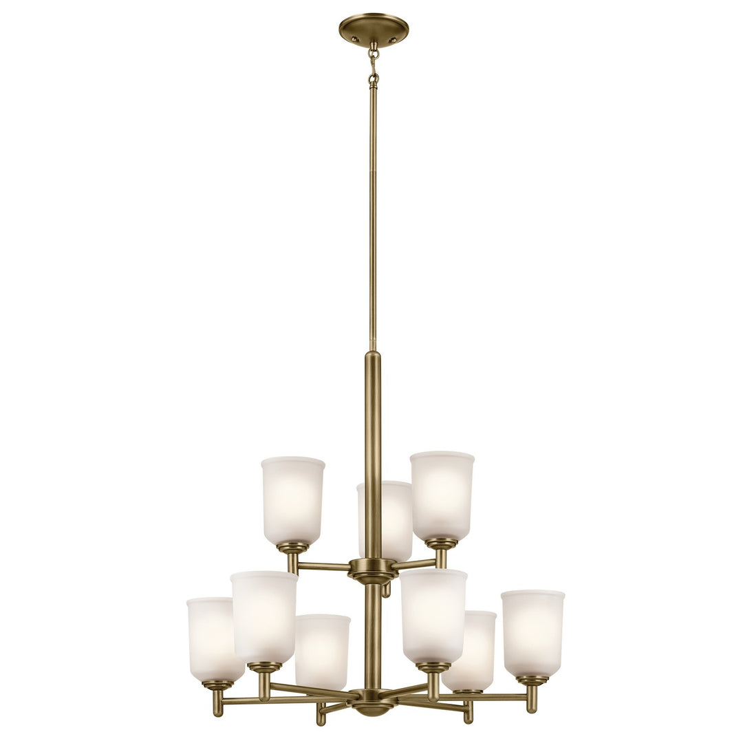 Kichler Canada - 43672NBR - Nine Light Chandelier - Shailene - Natural Brass