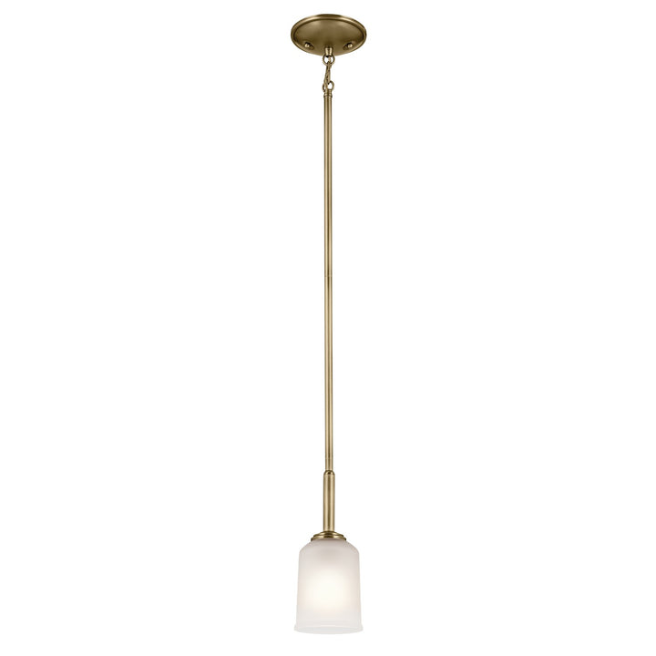Kichler Canada - 43674NBR - One Light Mini Pendant - Shailene - Natural Brass