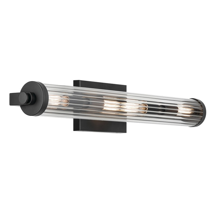 Kichler Canada - 45649BK - Four Light Linear Bath - Azores - Black
