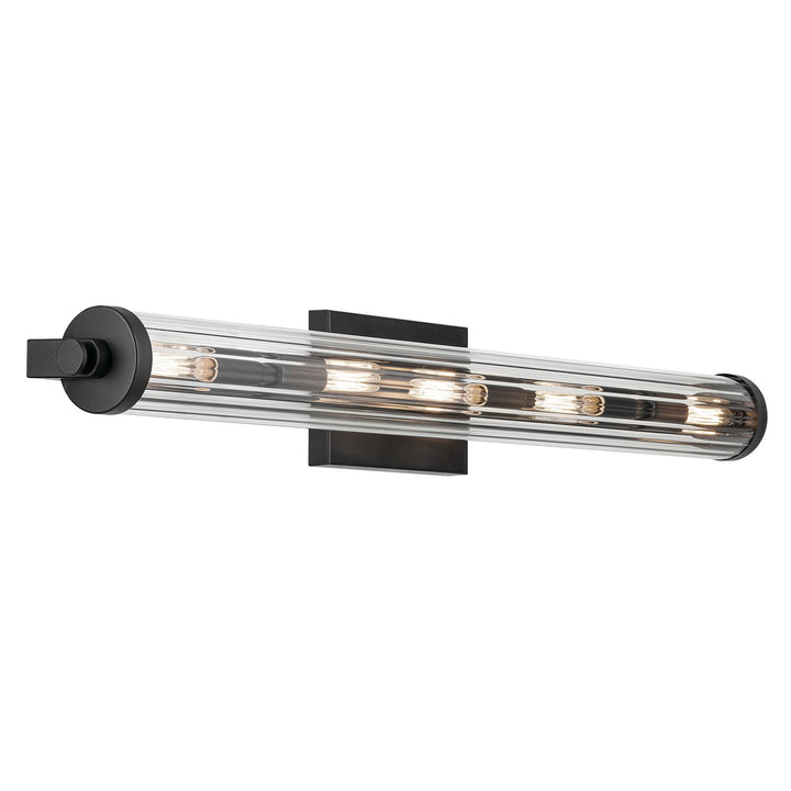 Kichler Canada - 45650BK - Five Light Linear Bath - Azores - Black