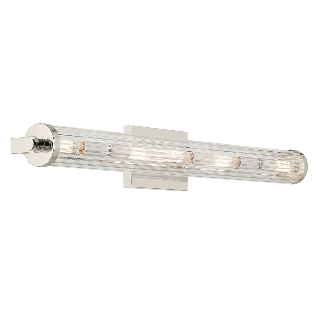 Kichler Canada - 45650PN - Five Light Linear Bath - Azores - Polished Nickel
