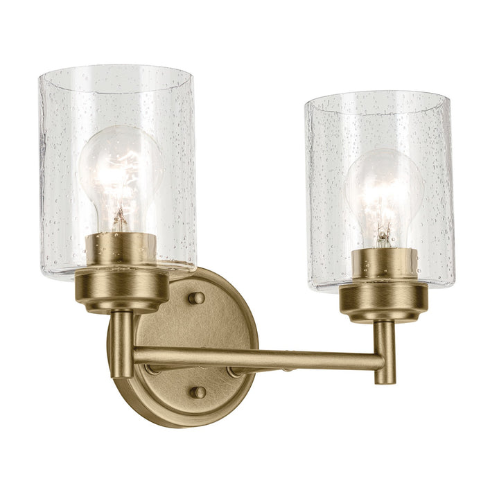 Kichler Canada - 45885NBR - Two Light Bath - Winslow - Natural Brass
