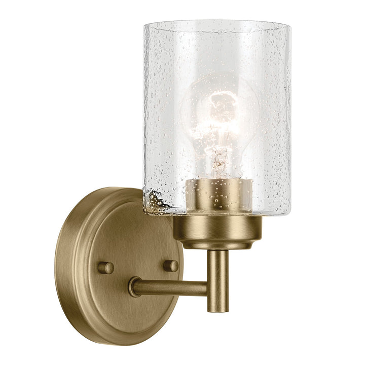 Kichler Canada - 45910NBR - One Light Wall Sconce - Winslow - Natural Brass