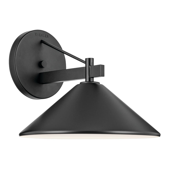 Kichler Canada - 49061BK - One Light Outdoor Wall Mount - Ripley - Black