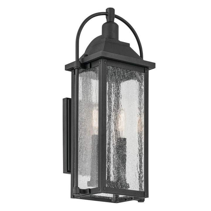 Kichler Canada - 49714BKT - Two Light Outdoor Wall Mount - Harbor Row - Textured Black