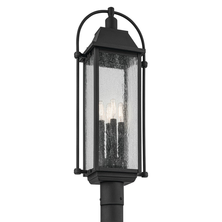 Kichler Canada - 49717BKT - Four Light Outdoor Post Mount - Harbor Row - Textured Black