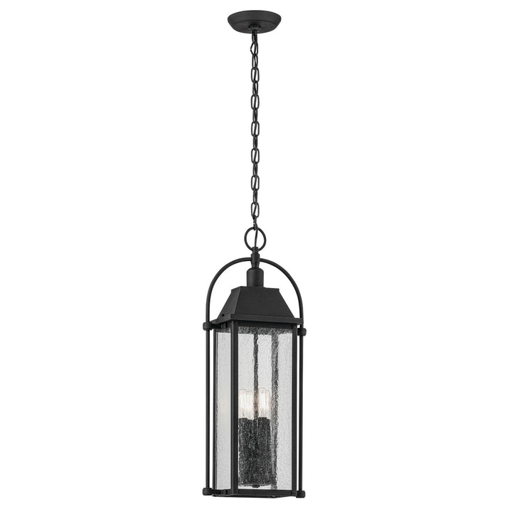 Kichler Canada - 49718BKT - Four Light Outdoor Pendant - Harbor Row - Textured Black