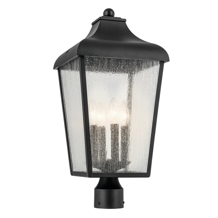 Kichler Canada - 49739BKT - Four Light Outdoor Post Mount - Forestdale - Textured Black