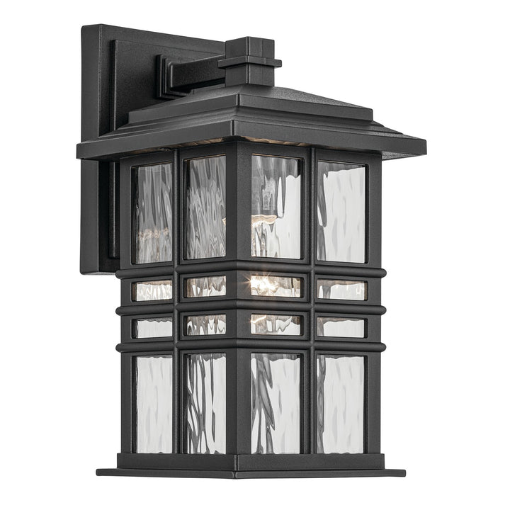Kichler Canada - 49829BKT - One Light Outdoor Wall Mount - Beacon Square - Textured Black