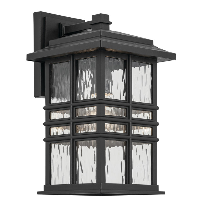 Kichler Canada - 49830BKT - One Light Outdoor Wall Mount - Beacon Square - Textured Black