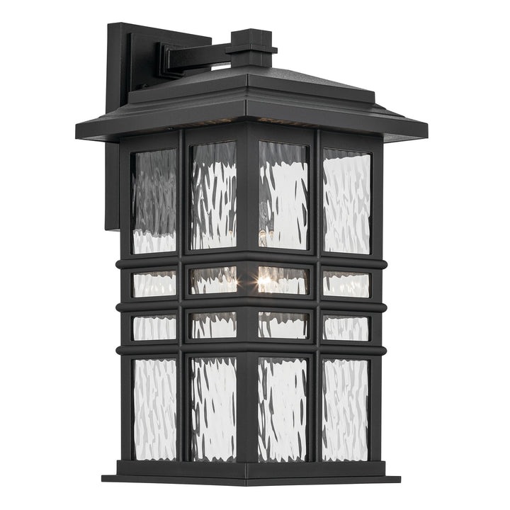 Kichler Canada - 49831BKT - One Light Outdoor Wall Mount - Beacon Square - Textured Black