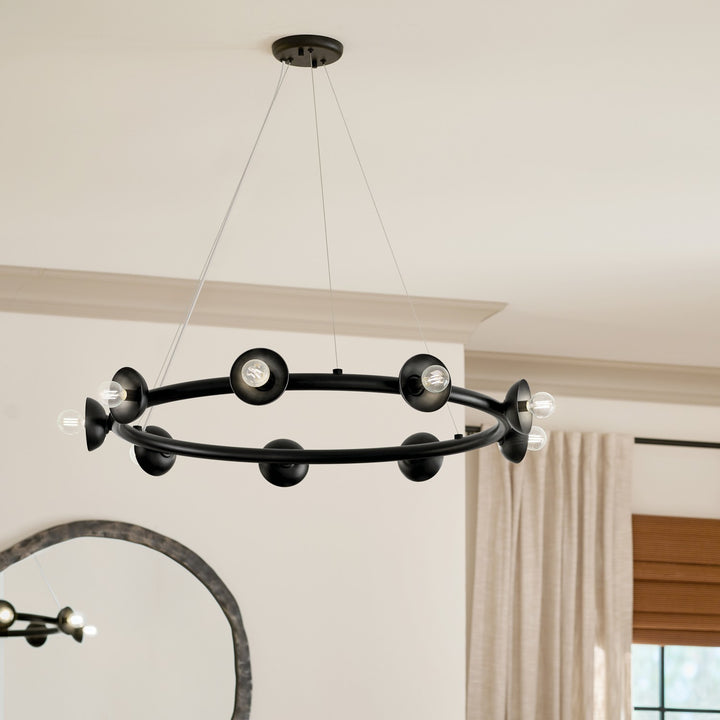 Kichler Canada - 52642BK - Nine Light Chandelier - Palta - Black