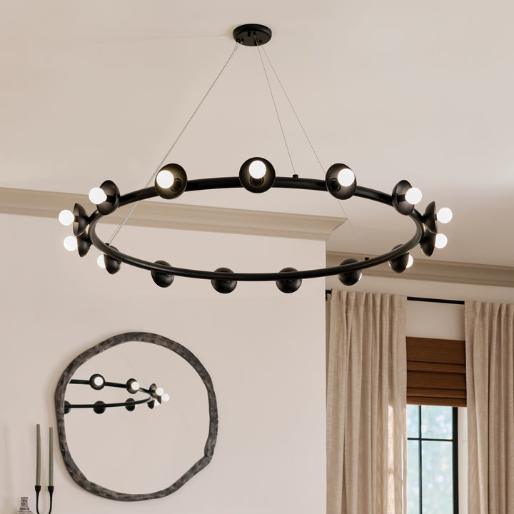 Kichler Canada - 52644BK - 15 Light Chandelier - Palta - Black