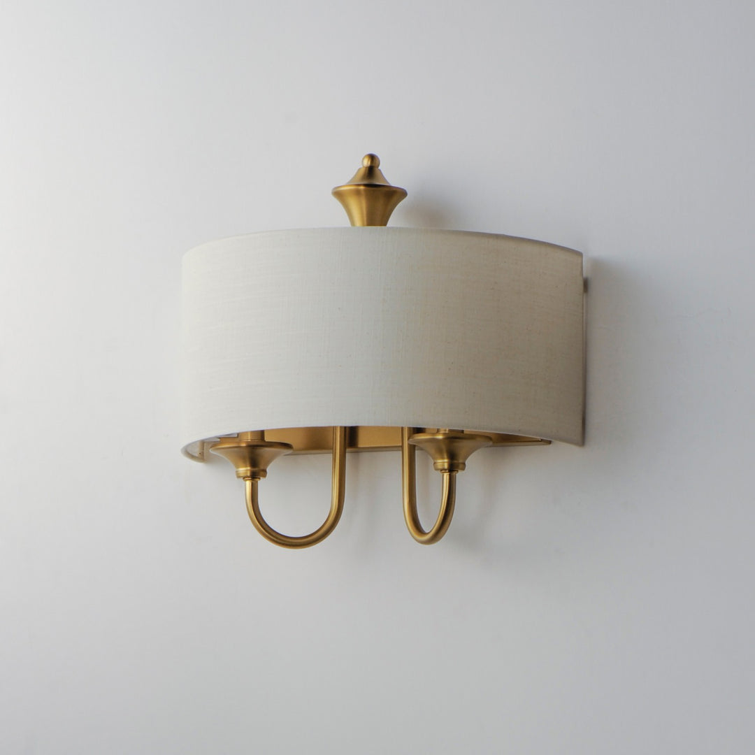 Maxim - 10012OMNAB - One Light Wall Sconce - Bongo - Natural Aged Brass