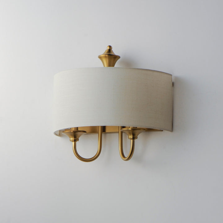 Maxim - 10012OMNAB - One Light Wall Sconce - Bongo - Natural Aged Brass