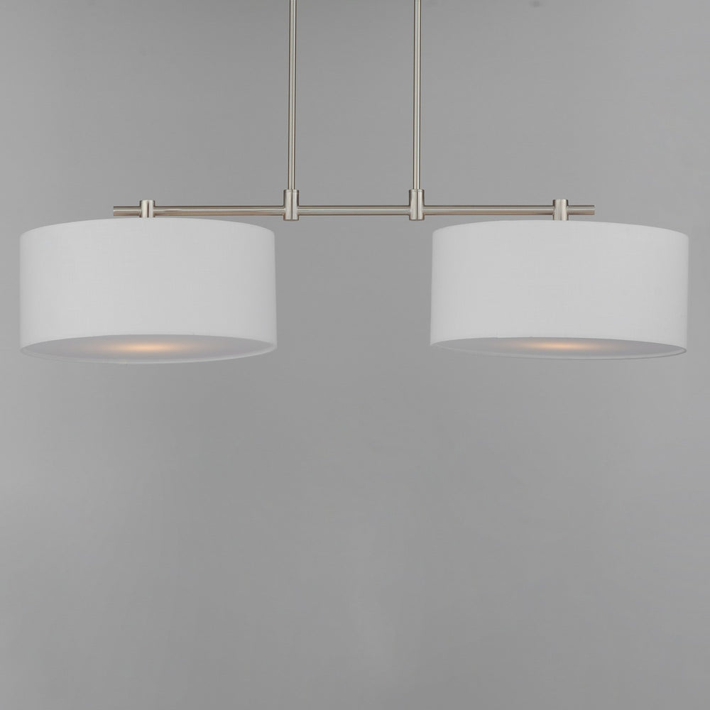Maxim - 10016WLSN - Two Light Pendant - Bongo - Satin Nickel