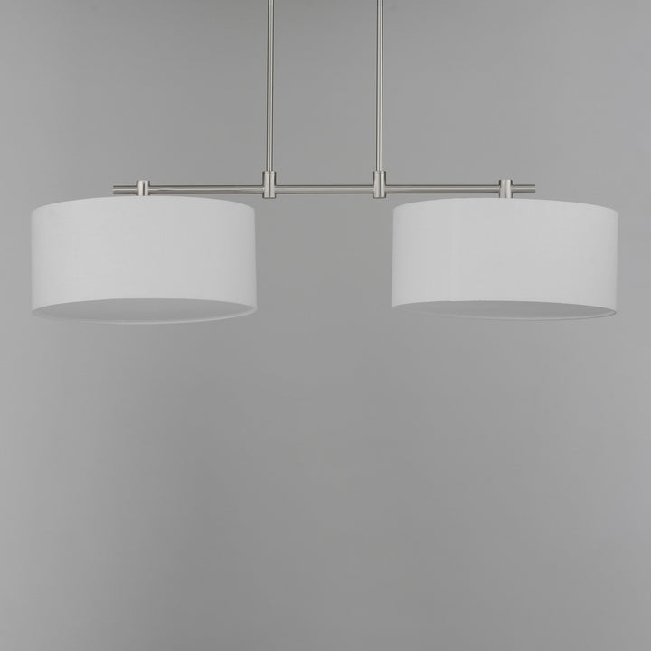 Maxim - 10016WLSN - Two Light Pendant - Bongo - Satin Nickel