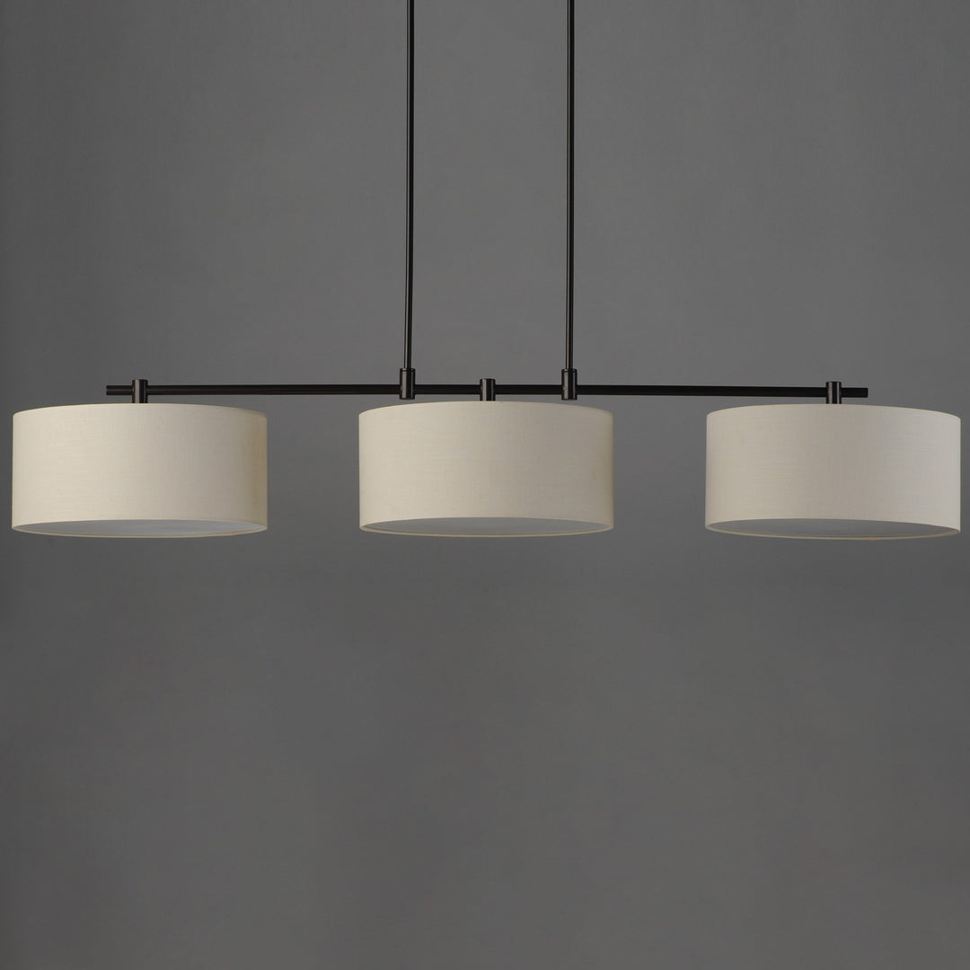 Maxim - 10017OMOI - Three Light Pendant - Bongo - Oil Rubbed Bronze