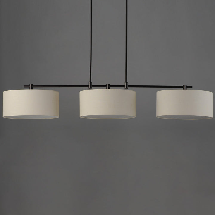 Maxim - 10017OMOI - Three Light Pendant - Bongo - Oil Rubbed Bronze