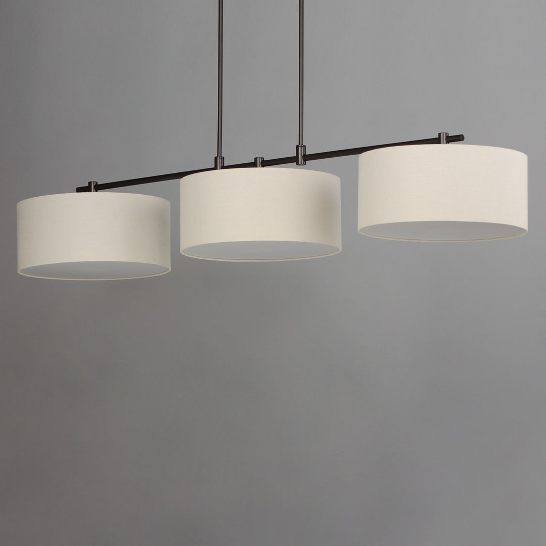 Maxim - 10017OMOI - Three Light Pendant - Bongo - Oil Rubbed Bronze