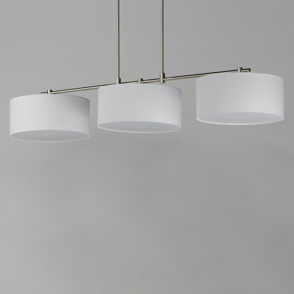 Maxim - 10017WLSN - Three Light Pendant - Bongo - Satin Nickel