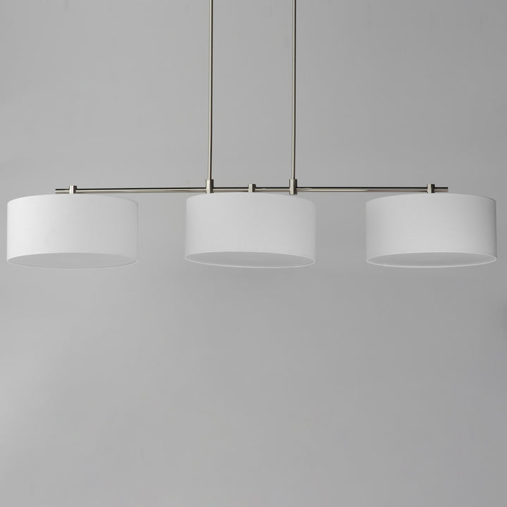 Maxim - 10017WLSN - Three Light Pendant - Bongo - Satin Nickel