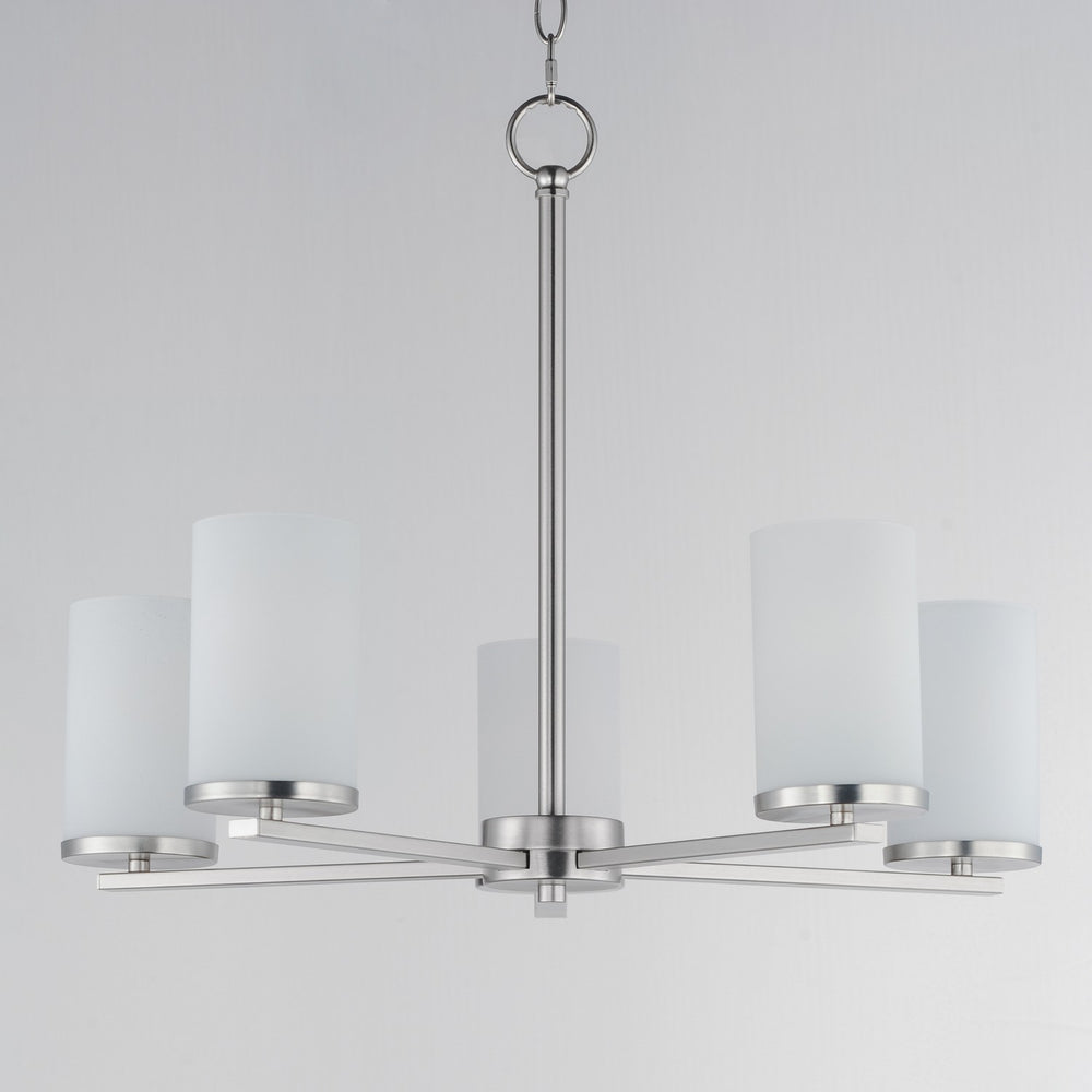 Maxim - 10286SWSN - Five Light Chandelier - Lateral - Satin Nickel