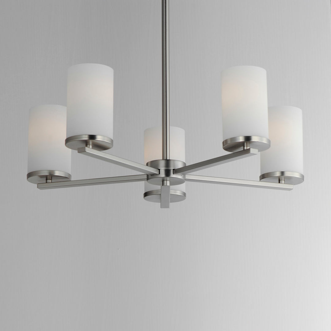 Maxim - 10286SWSN - Five Light Chandelier - Lateral - Satin Nickel