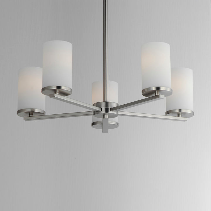 Maxim - 10286SWSN - Five Light Chandelier - Lateral - Satin Nickel