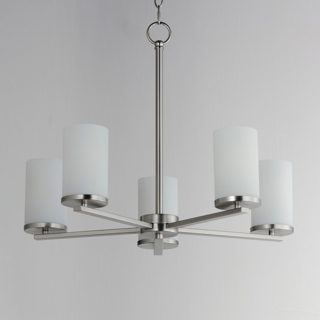 Maxim - 10286SWSN - Five Light Chandelier - Lateral - Satin Nickel