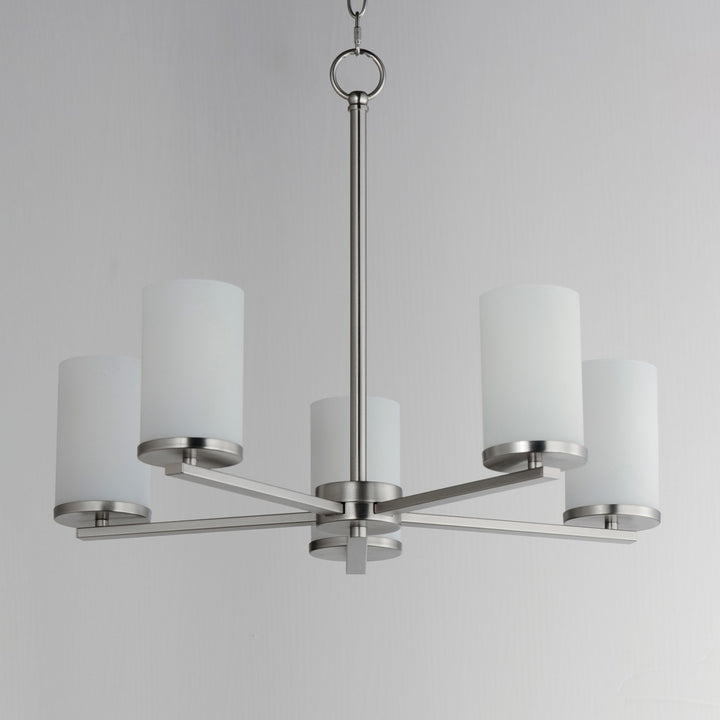Maxim - 10286SWSN - Five Light Chandelier - Lateral - Satin Nickel