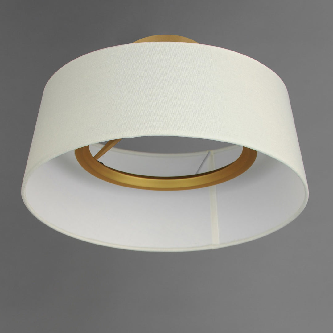 Maxim - 10330OFNAB - LED Flush Mount - Paramount - Natural Aged Brass