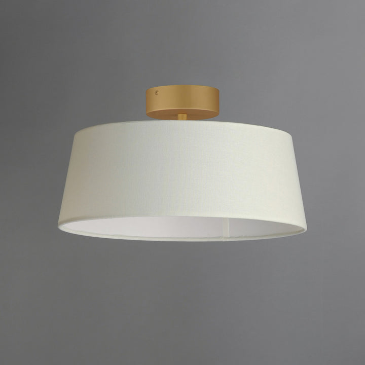 Maxim - 10330OFNAB - LED Flush Mount - Paramount - Natural Aged Brass