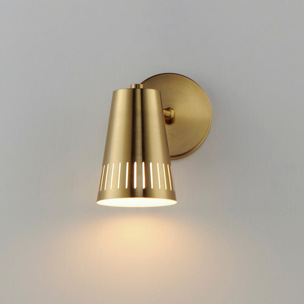 Maxim - 11431NAB - One Light Wall Sconce - Helsinki - Natural Aged Brass