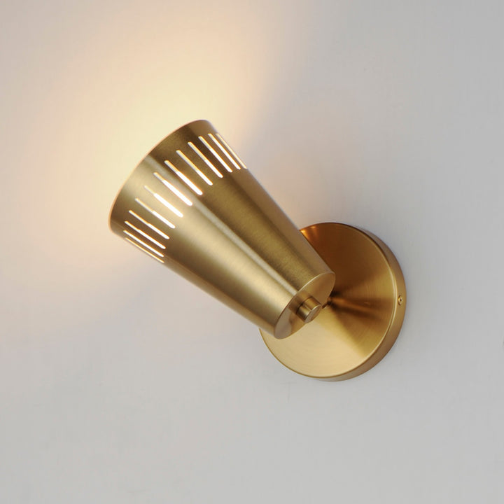 Maxim - 11431NAB - One Light Wall Sconce - Helsinki - Natural Aged Brass