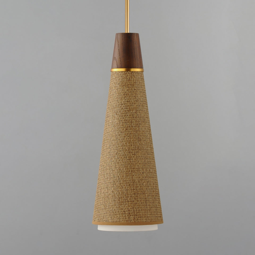 Maxim - 14481GCNAB - One Light Pendant - Sumatra - Natural Aged Brass