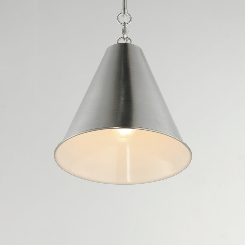 Maxim - 15162SN - One Light Pendant - Veritas - Satin Nickel