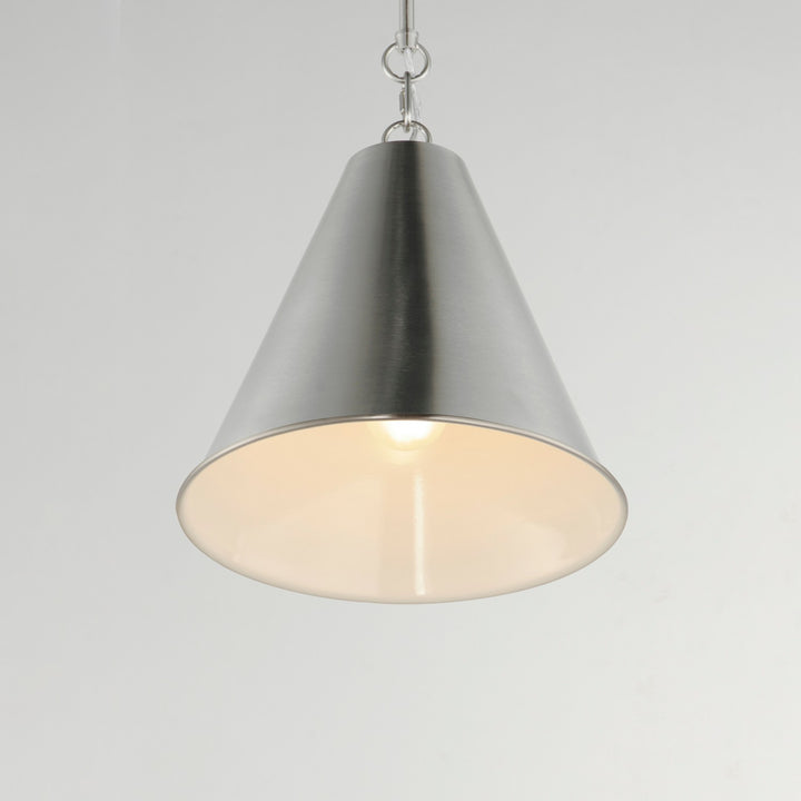 Maxim - 15162SN - One Light Pendant - Veritas - Satin Nickel