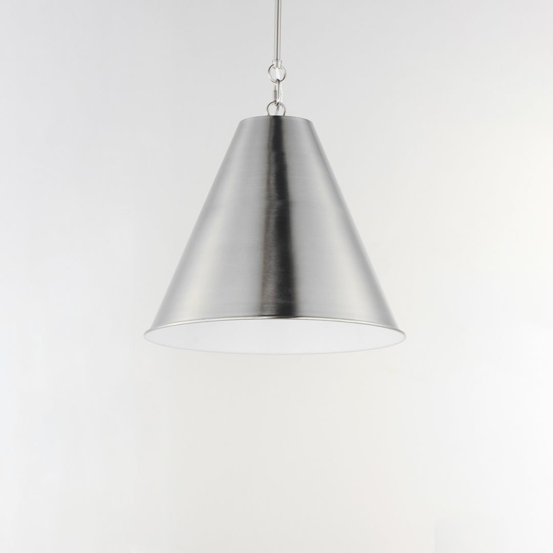Maxim - 15164SN - One Light Pendant - Veritas - Satin Nickel