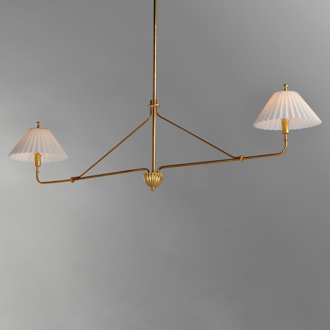 Maxim - 18312SWGL - Two Light Pendant - Kismet - Gold Leaf