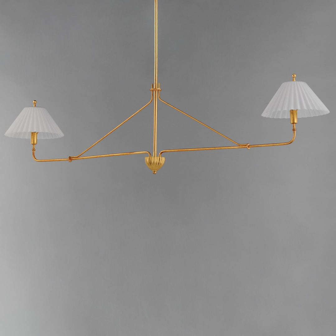 Maxim - 18312SWGL - Two Light Pendant - Kismet - Gold Leaf