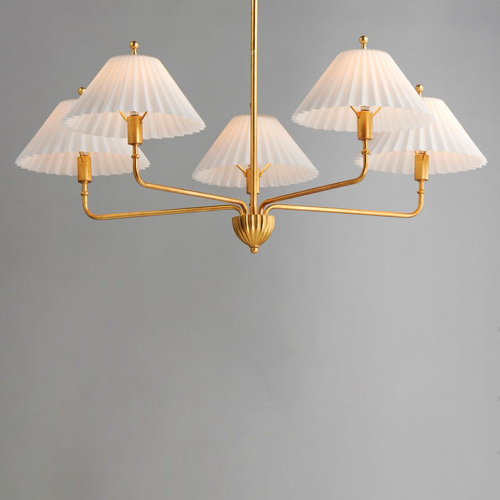 Maxim - 18315SWGL - Five Light Chandelier - Kismet - Gold Leaf