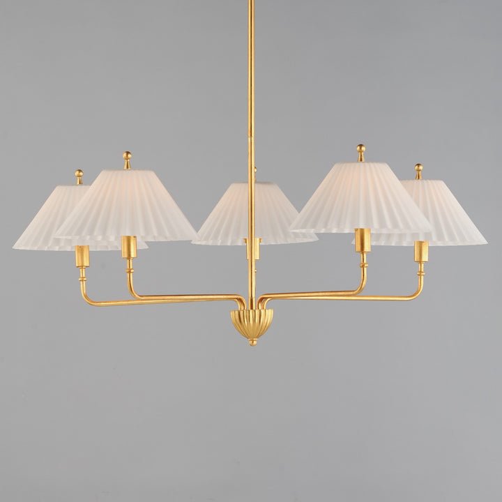 Maxim - 18315SWGL - Five Light Chandelier - Kismet - Gold Leaf