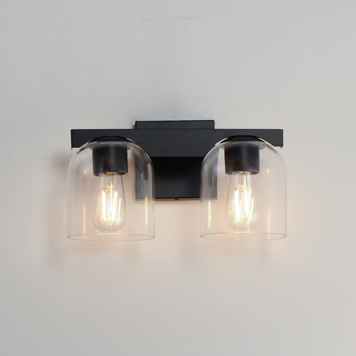 Maxim - 21232CLBK - Two Light Bath Vanity - Scoop - Black