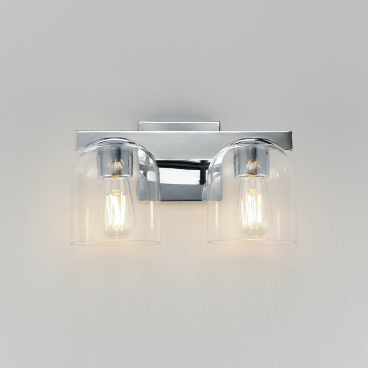Maxim - 21232CLPC - Two Light Bath Vanity - Scoop - Polished Chrome