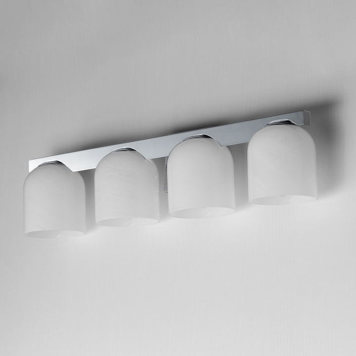 Maxim - 21234MRPC - Four Light Bath Vanity - Scoop - Polished Chrome